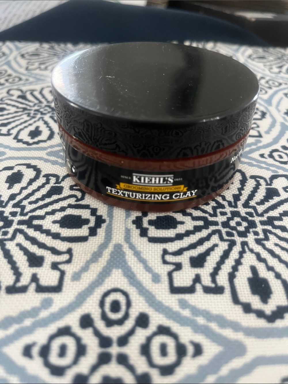 Kiehl's Texturizing Clay - Black and Brown Jar